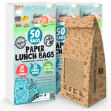 50 bags paper lunch bags