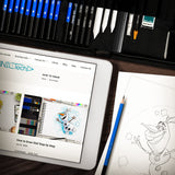 set of drawing pencils