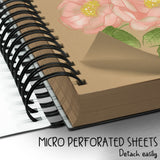 tan toned sketchbook