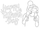 Happy Father Day Coloring book