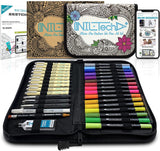 Micro pen and dual tip brush markers