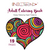 Adult Coloring book with stress relieving Heart patterns