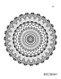 Adult Coloring book with stress relieving mandala patterns nil tech