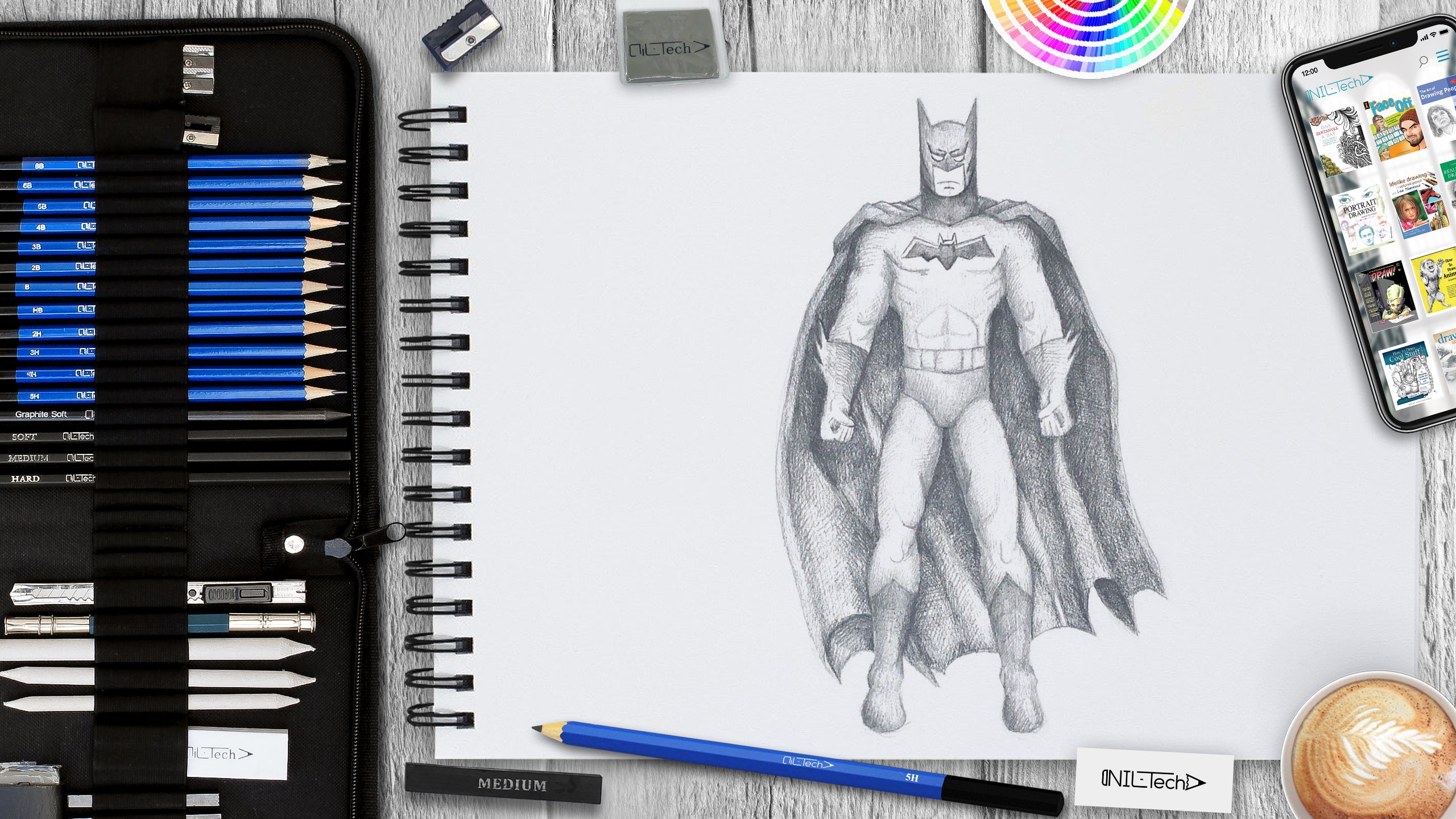 BATMAN sketch process - sketchbook - Krita Artists