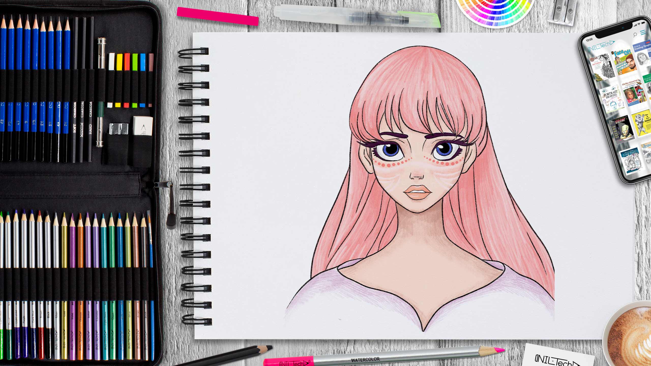 CLASS101  Draw Cute and Dreamy Anime Characters with Markers