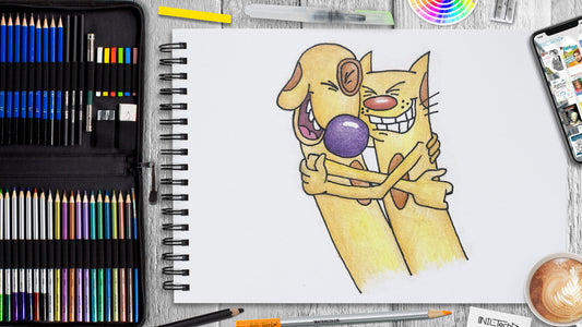 cat dog cartoon