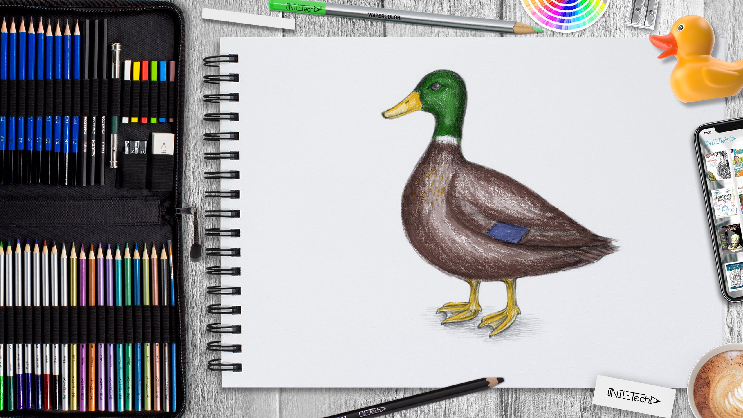 Realistic Duck Coloring Pages - Nature Inspired Learning