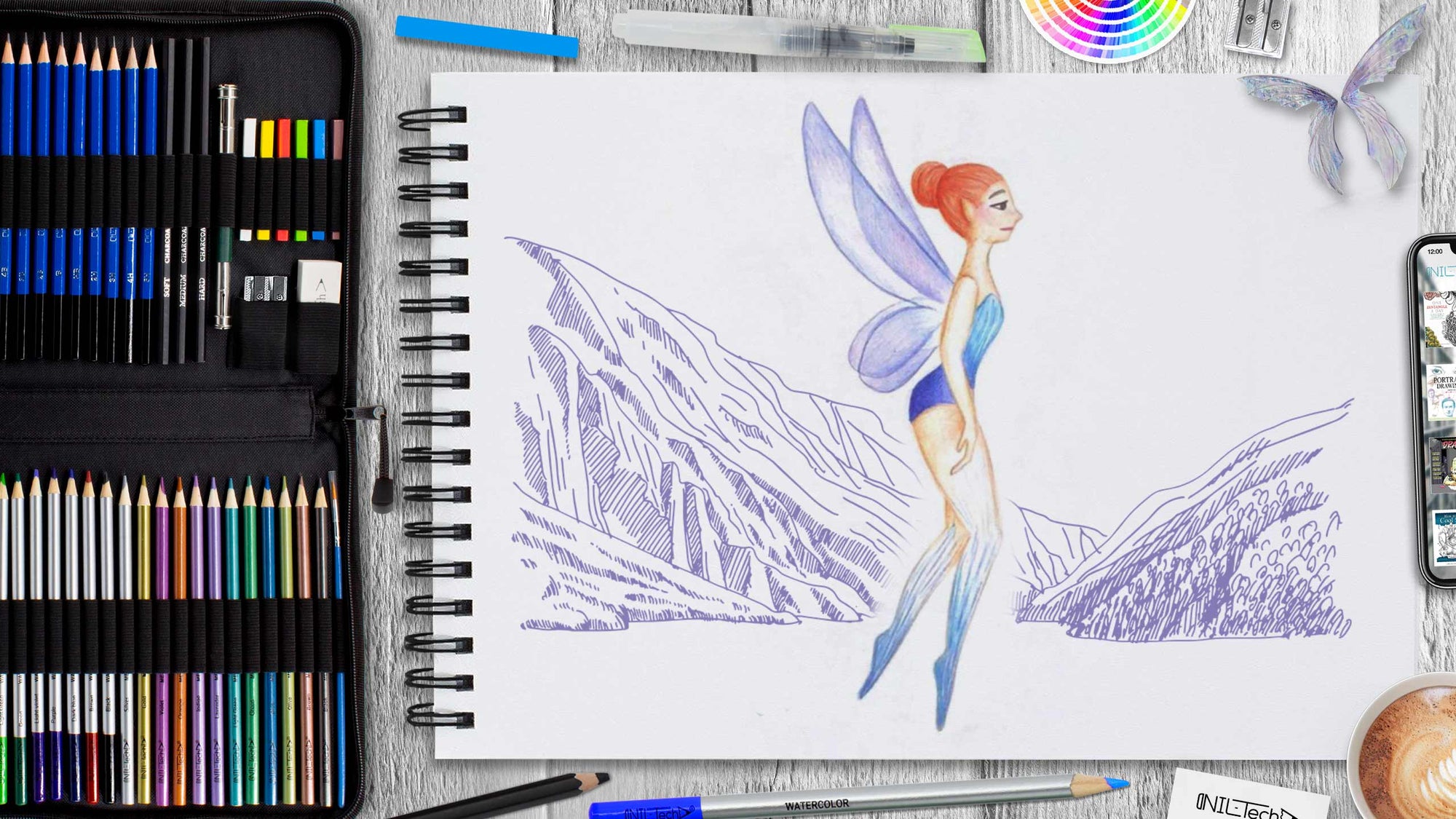 How to Draw Fairy for International Fairy Day