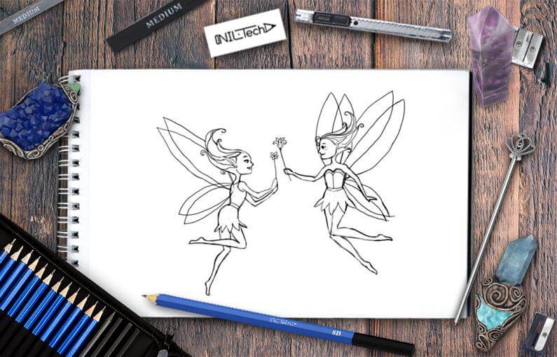 How to Draw Fairies step by step