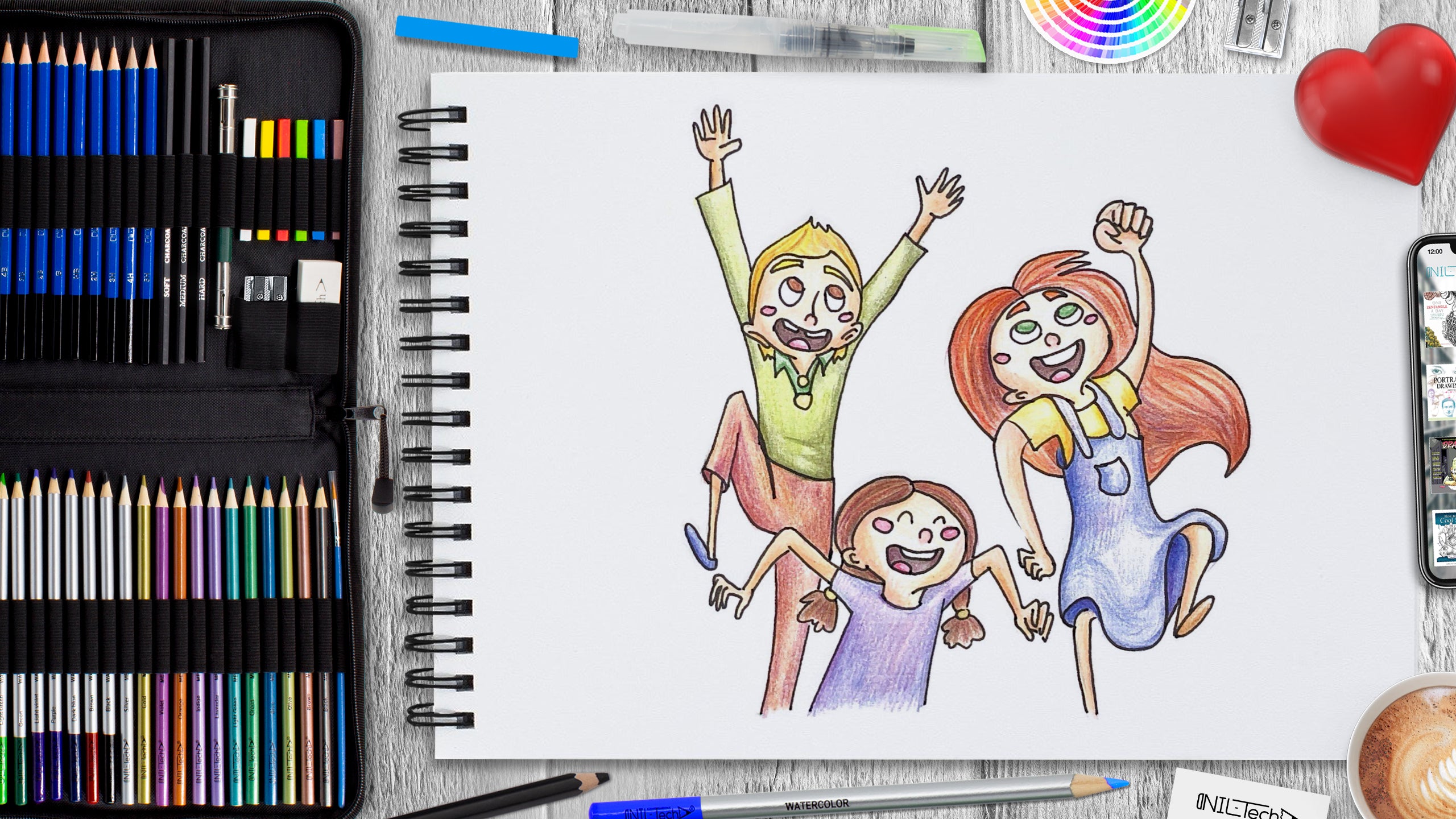 Pencil Drawing Friendship Images | Free Photos, PNG Stickers, Wallpapers &  Backgrounds - rawpixel