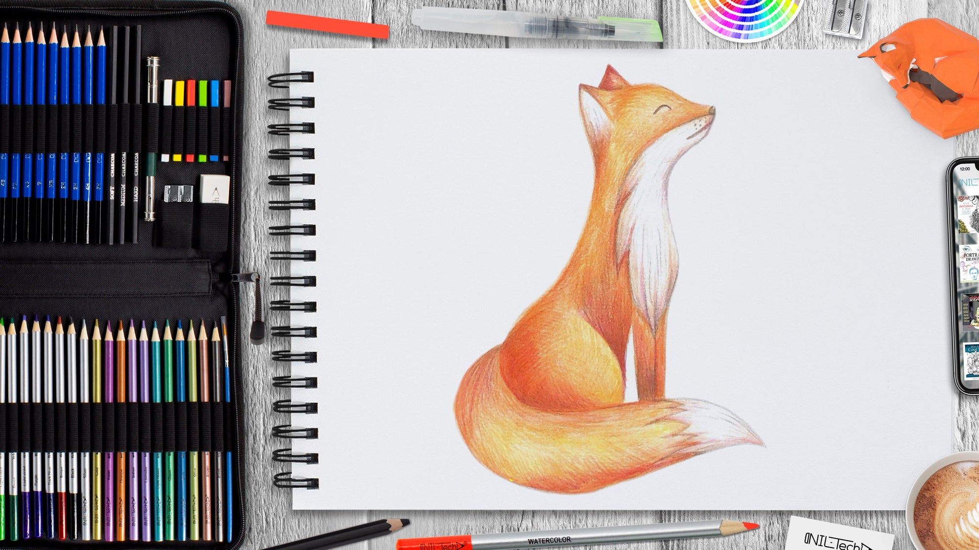 ARTIST DRAWING Pad: Mischievous Fox Drawing Pad, 108 Blank Pages, Extra  large (8.5 x 11) White paper, Sketch, Draw, Doodle, Paint and Write. -  Journal, Easy: 9781544041568 - AbeBooks