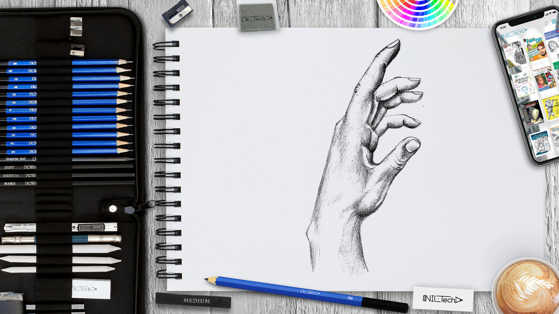 hand art drawing