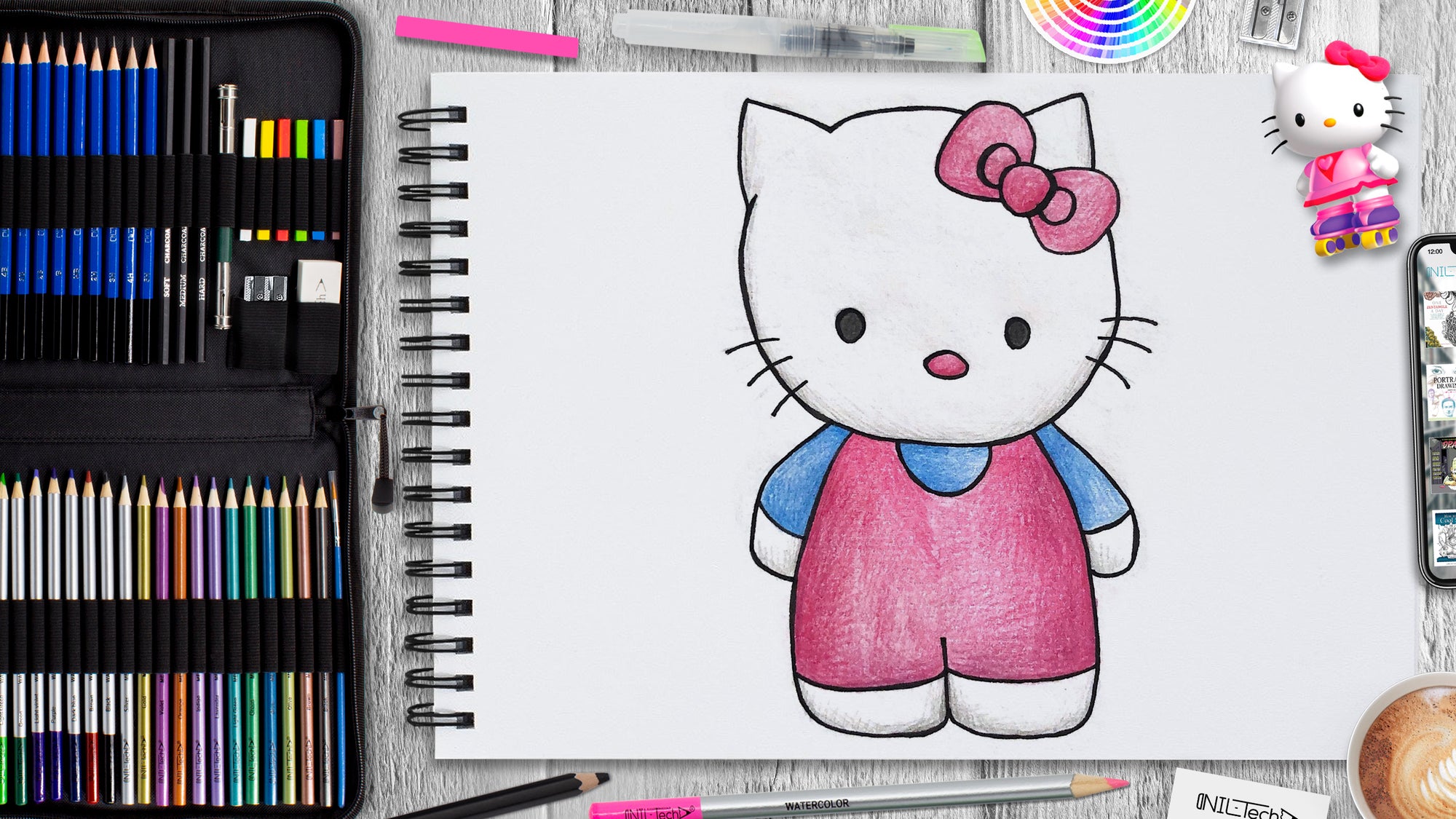 How To Draw Cute Hello Kitty Easy | Hello Kitty Cat Drawing Simple | Hello  Kitty Drawing | Hello Kitty, house cat, school, drawing, arts | In today's  video, we will learn