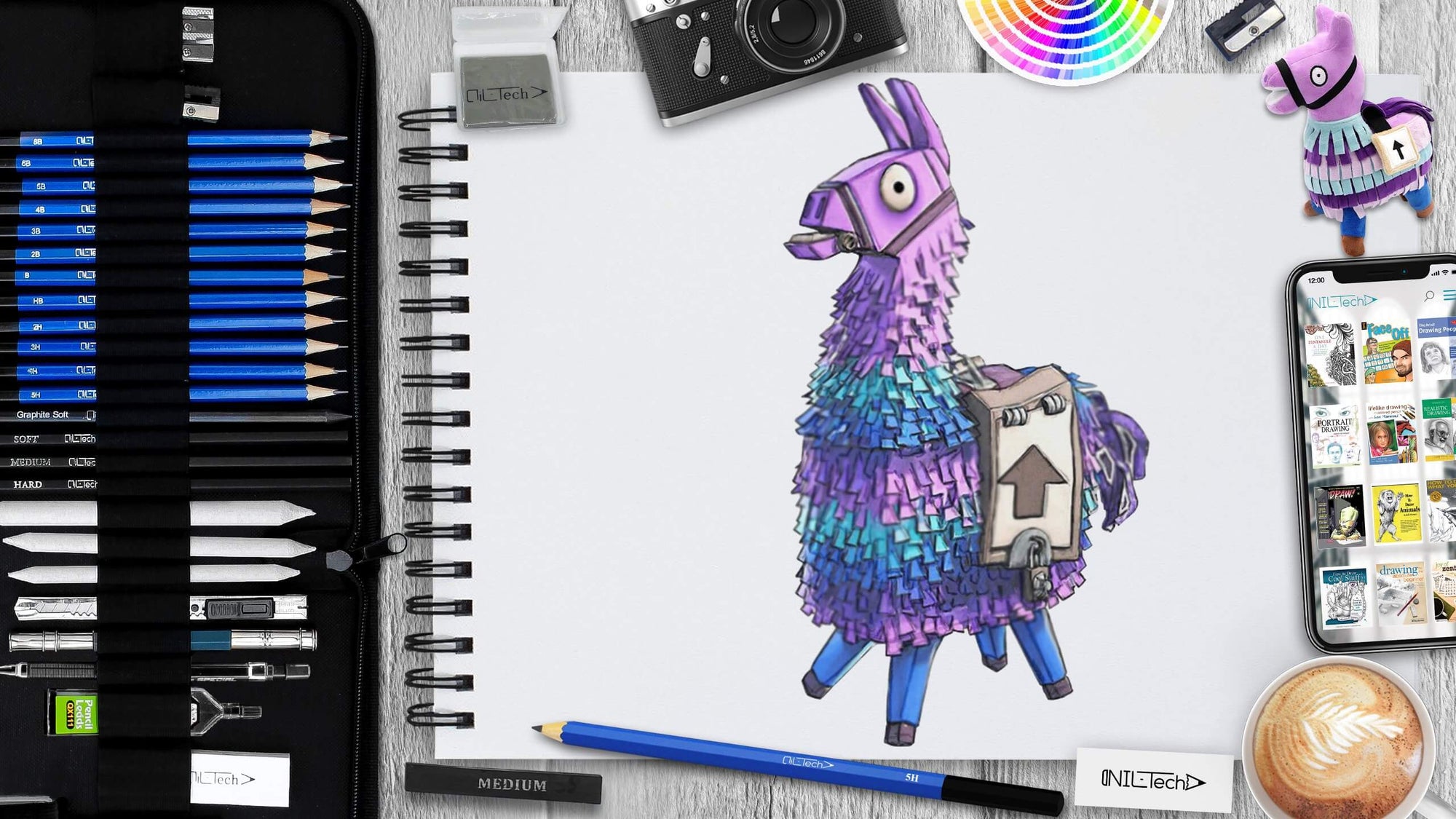 How to Draw Llama Fortnite step by step