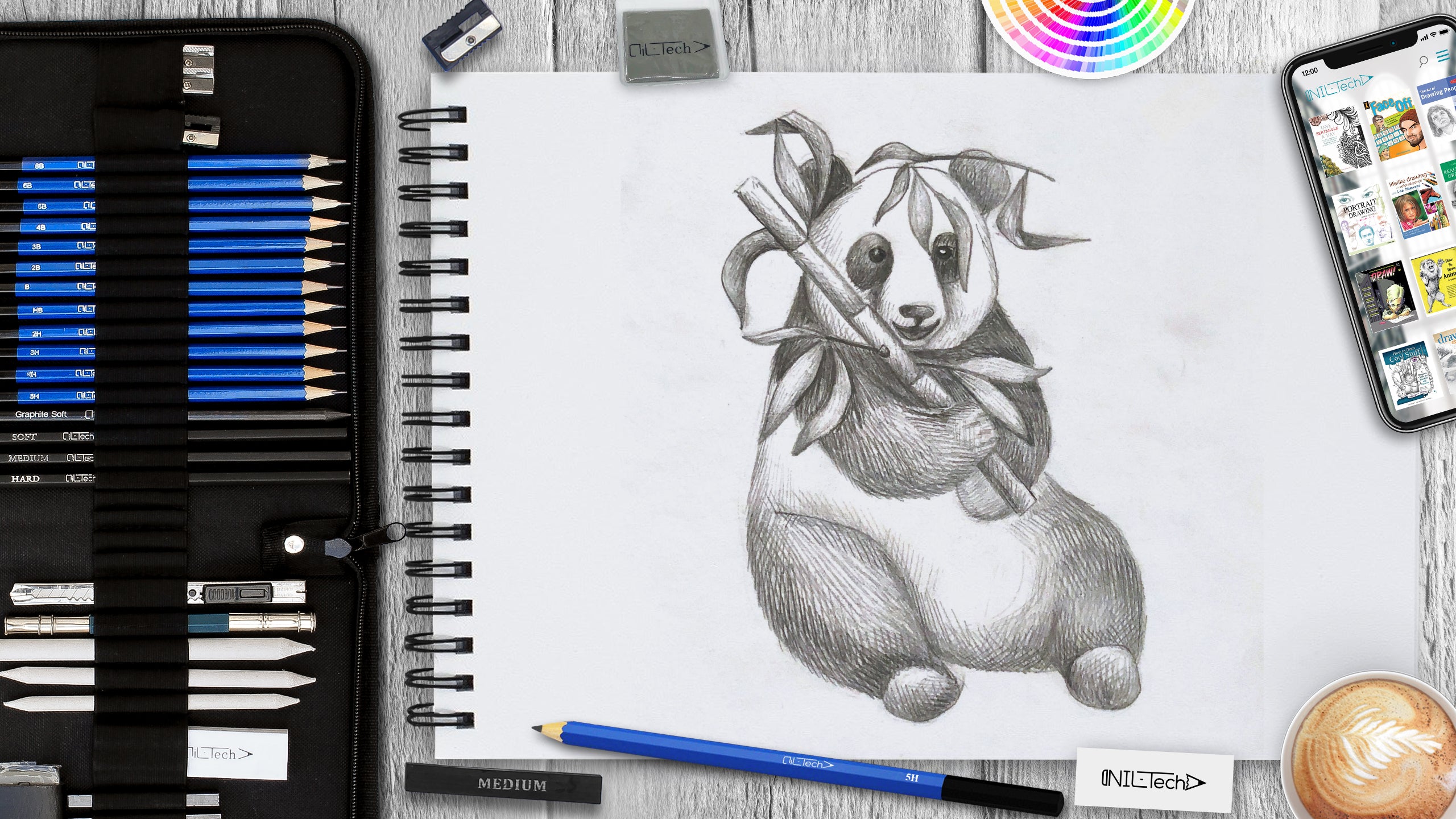 Quick Draw Panda Easy Cute Panda Drawing