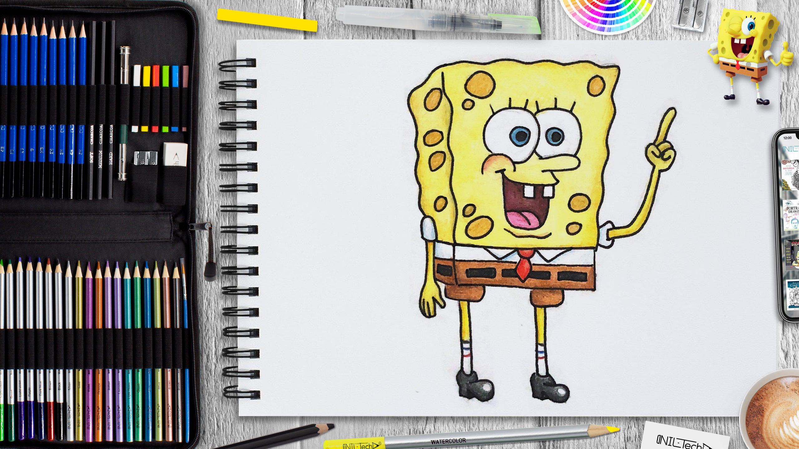 spongebob faces when he does something - Tough SpongeBob