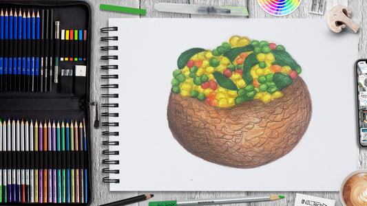 How to Draw Stuffed Mushroom