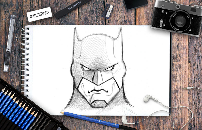How to Draw Batman | Nil Tech 