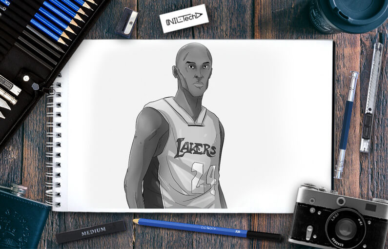 How to Draw Kobe Bryant