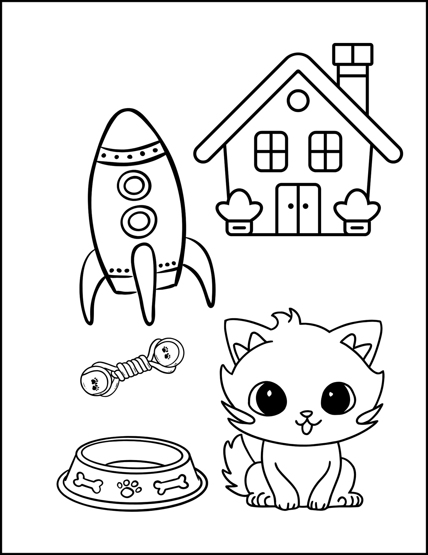 I Love You Purry Much: Adorable Cats Printable Coloring Book