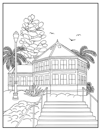 Shades of San Francisco: Printable Coloring Book of Iconic Cityscapes Digital Collection