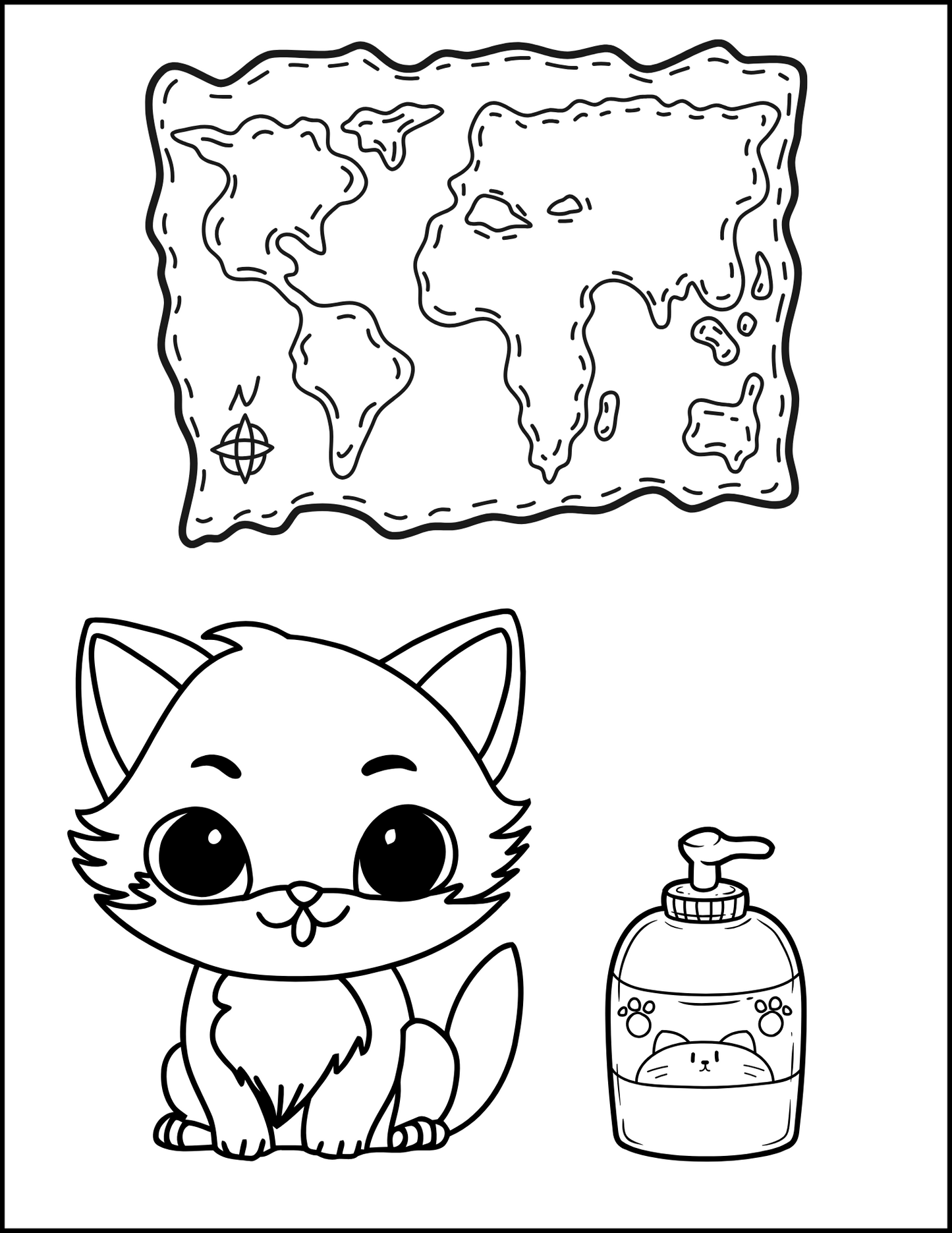 I Love You Purry Much: Adorable Cats Printable Coloring Book