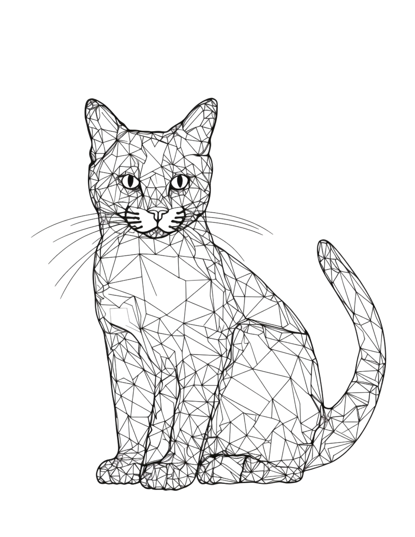 Printable (Digital) Cat Coloring Pages: WhimsyCats Coloring Collection