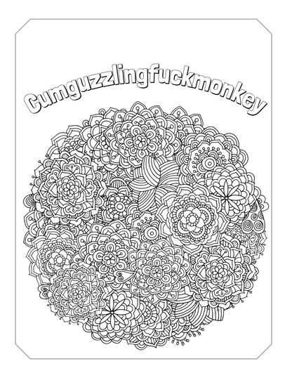 Printable Motivational Swear Word Coloring Pages for Adults, Funny Swear Quotes