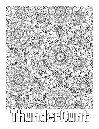 Printable Motivational Swear Word Coloring Pages for Adults, Funny Swear Quotes