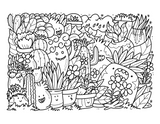 Printable (Digital) Doodles Coloring Pages: FunDoodles Printable Coloring Book for All Ages