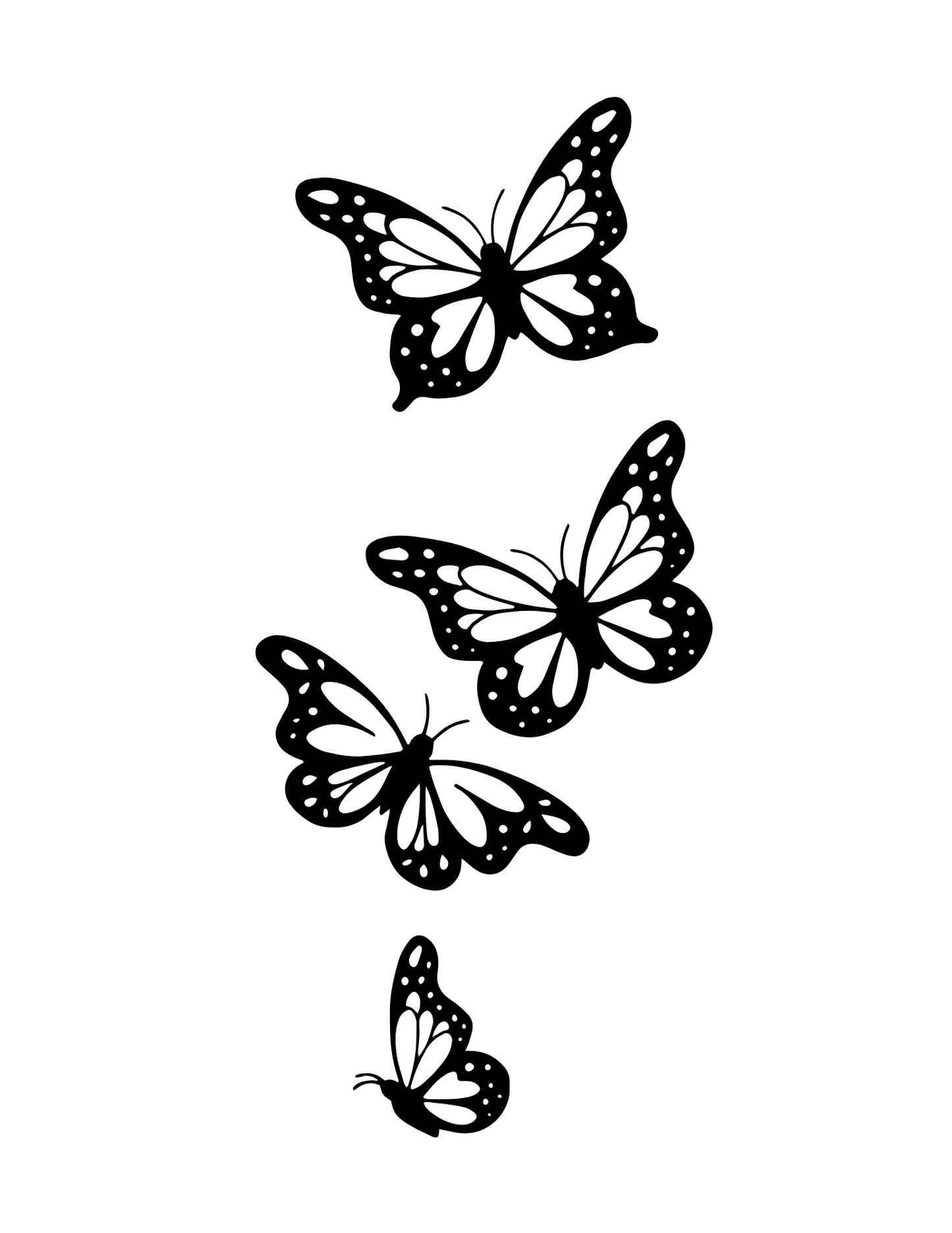 Butterfly Wonders: Printable Butterfly Coloring Book for All Ages