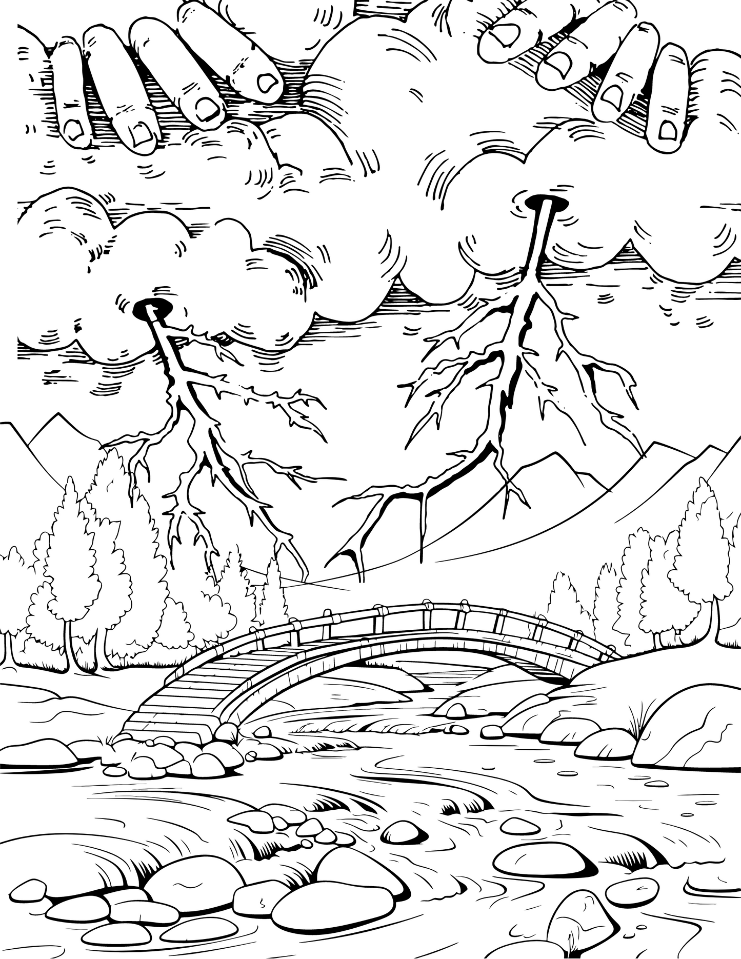 "Earth's Majesty" - Celebrate Earth Day with a Printable Digital Coloring Book of Global Landscapes