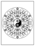 Find Your Serenity: Printable Mandala Coloring Book - Peace