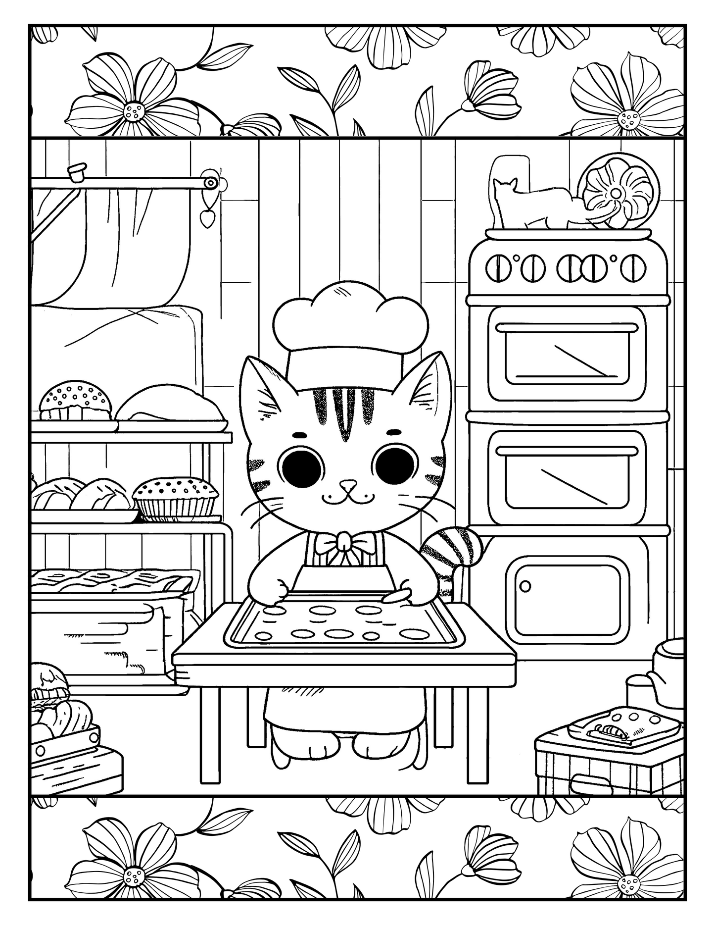 Whimsical Retreats: Cozy Animal Spaces Digital Coloring Book PDF for Adults