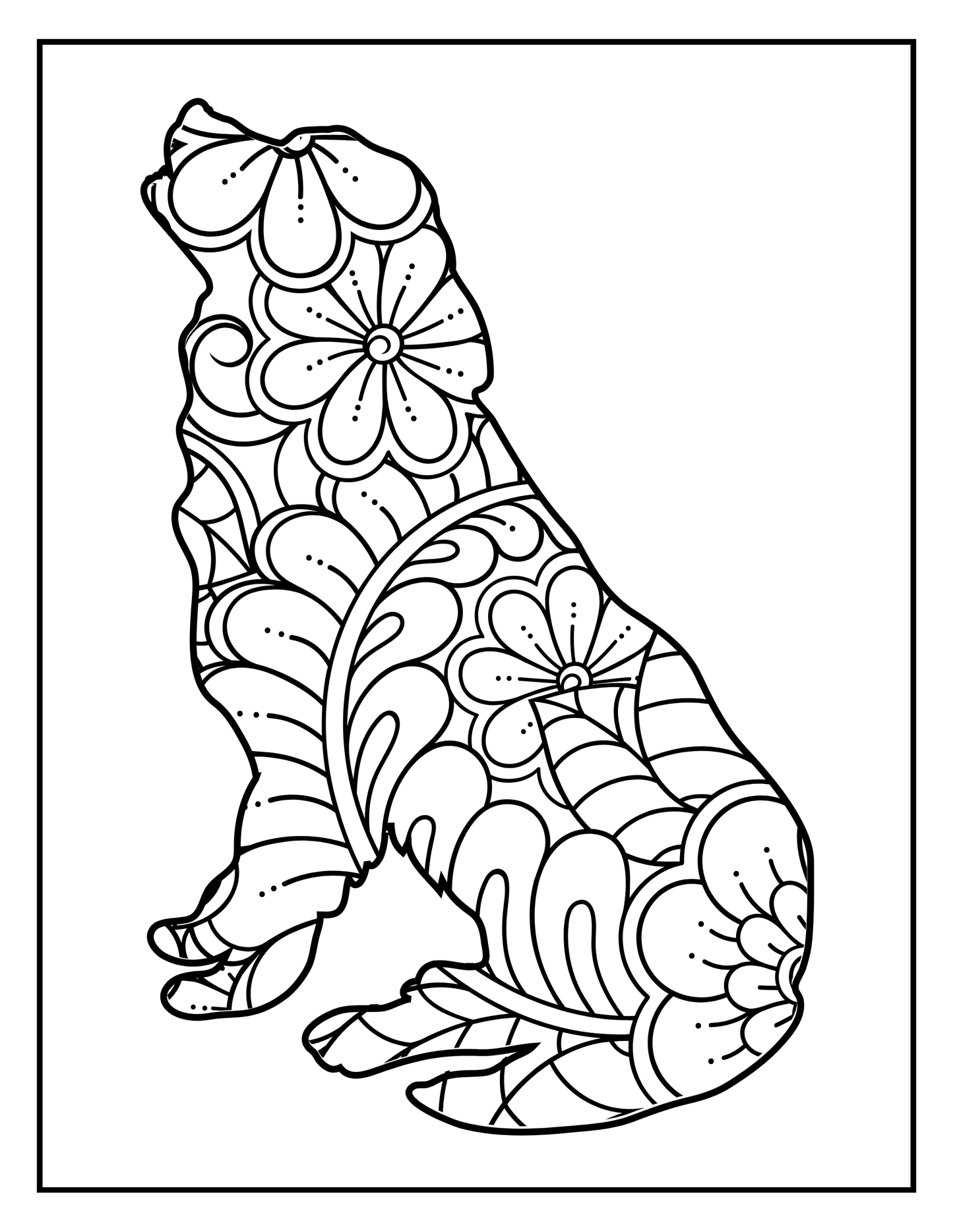 Dog coloring pages