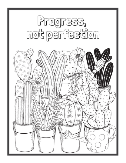 Printable Motivational Swear Word Coloring Pages for Adults, Funny Swear Quotes