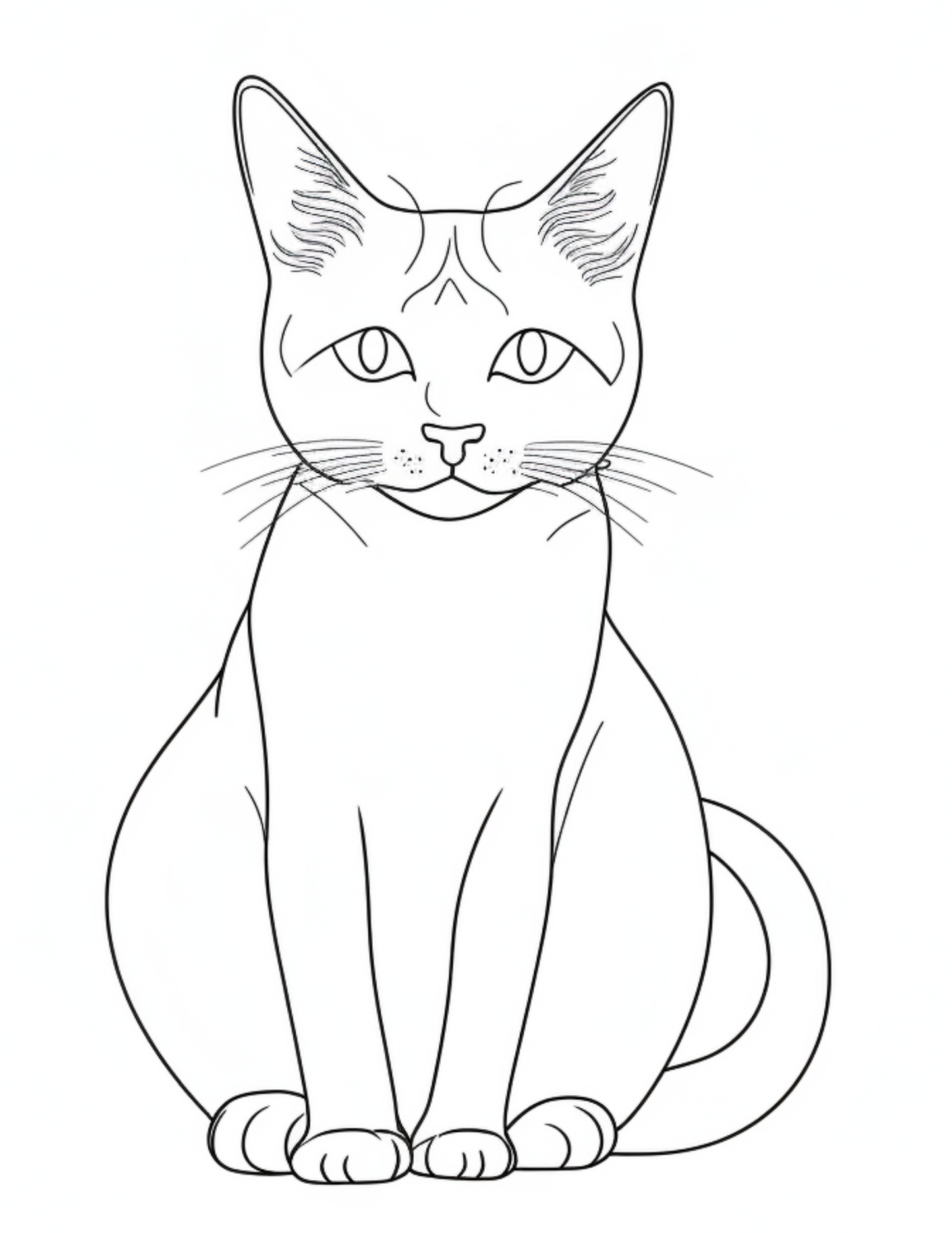 Printable (Digital) Cat Coloring Pages: WhimsyCats Coloring Collection