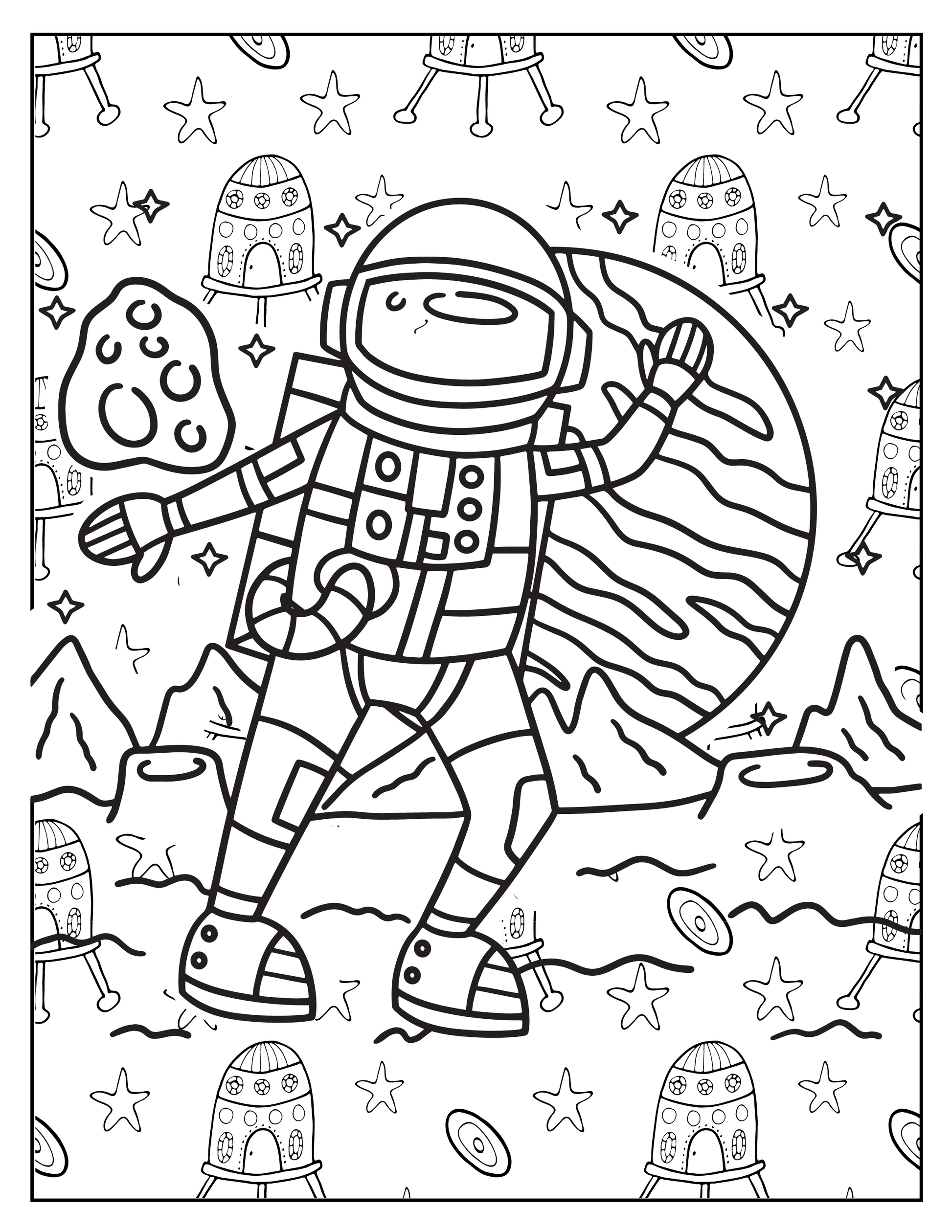 Instant download coloring book