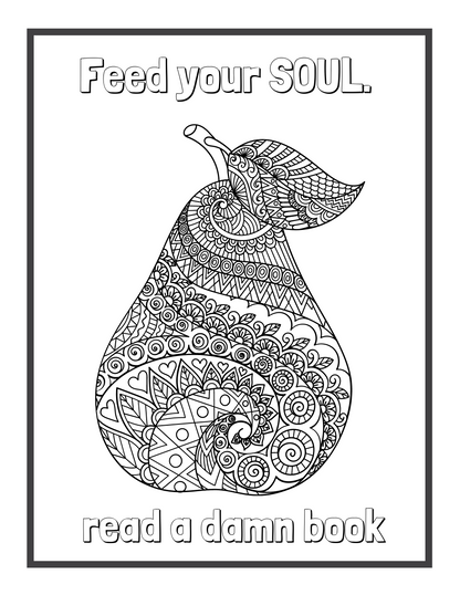Printable Motivational Swear Word Coloring Pages for Adults, Funny Swear Quotes