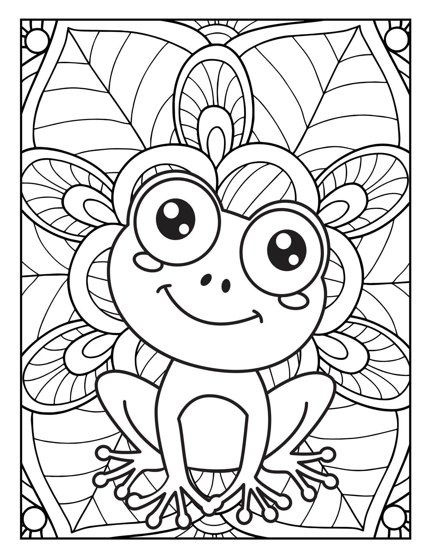 Relaxing coloring activity