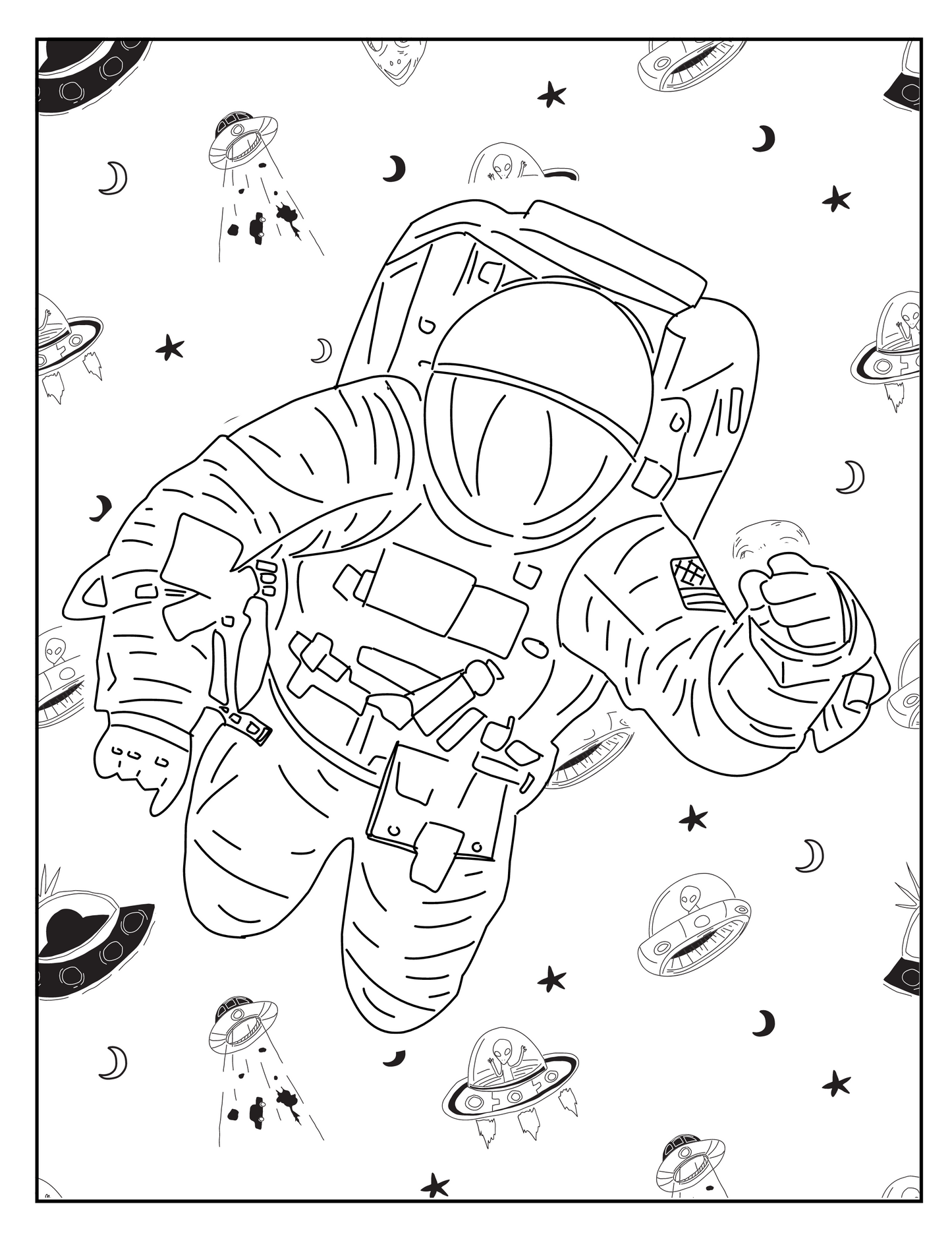 Celestial coloring pages