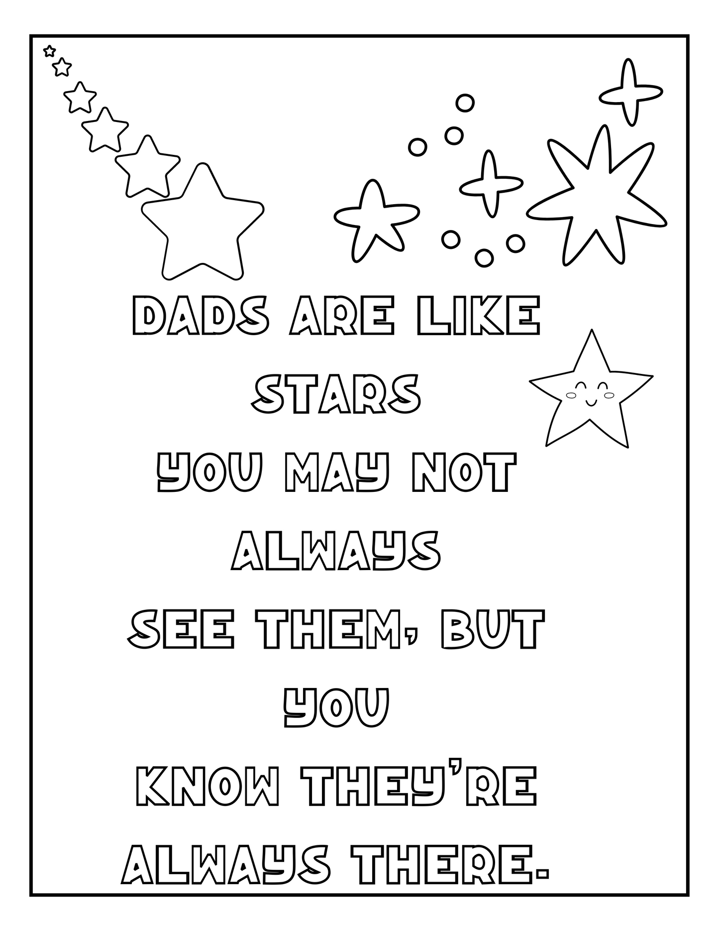 Father’s Day coloring book