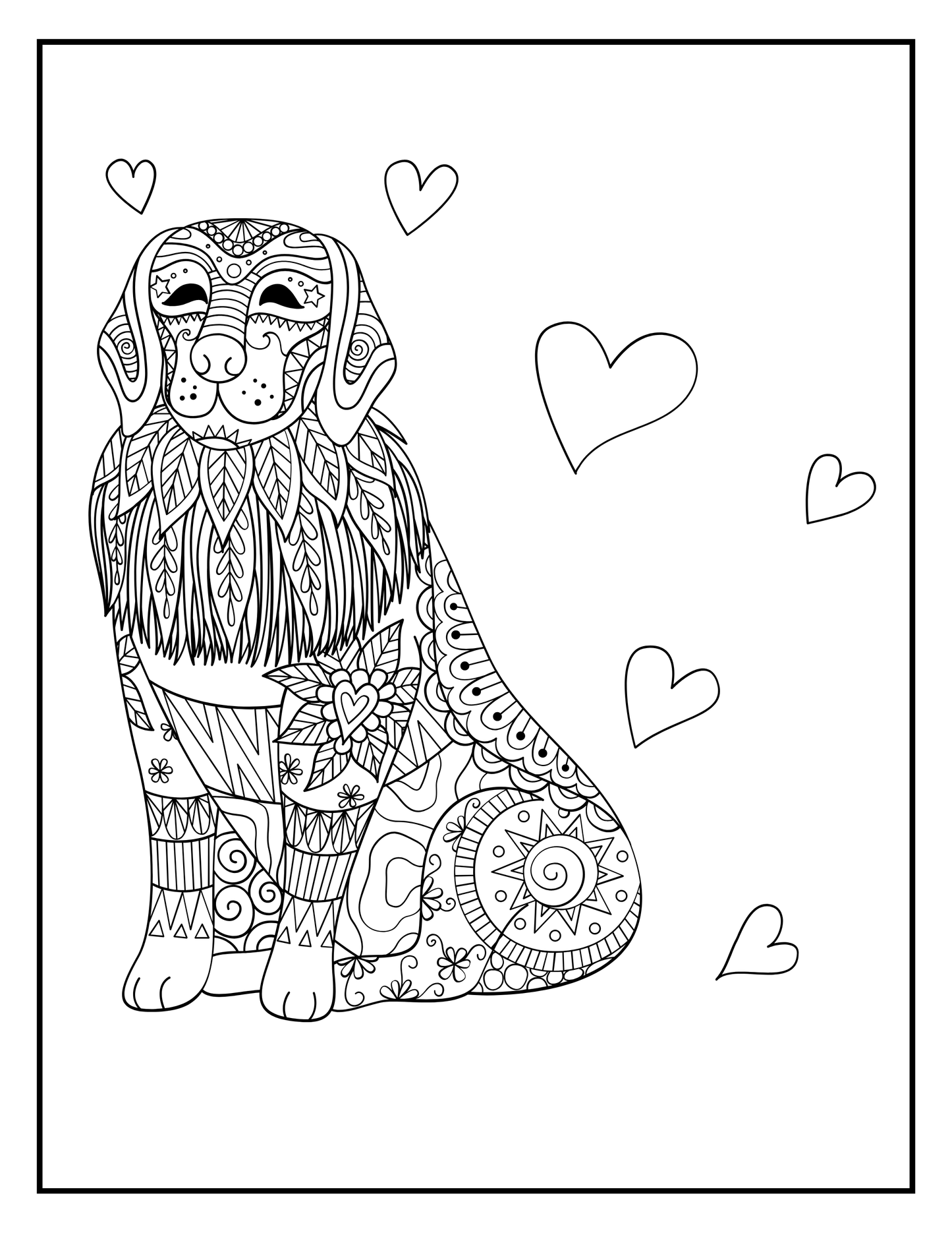 Instant download coloring