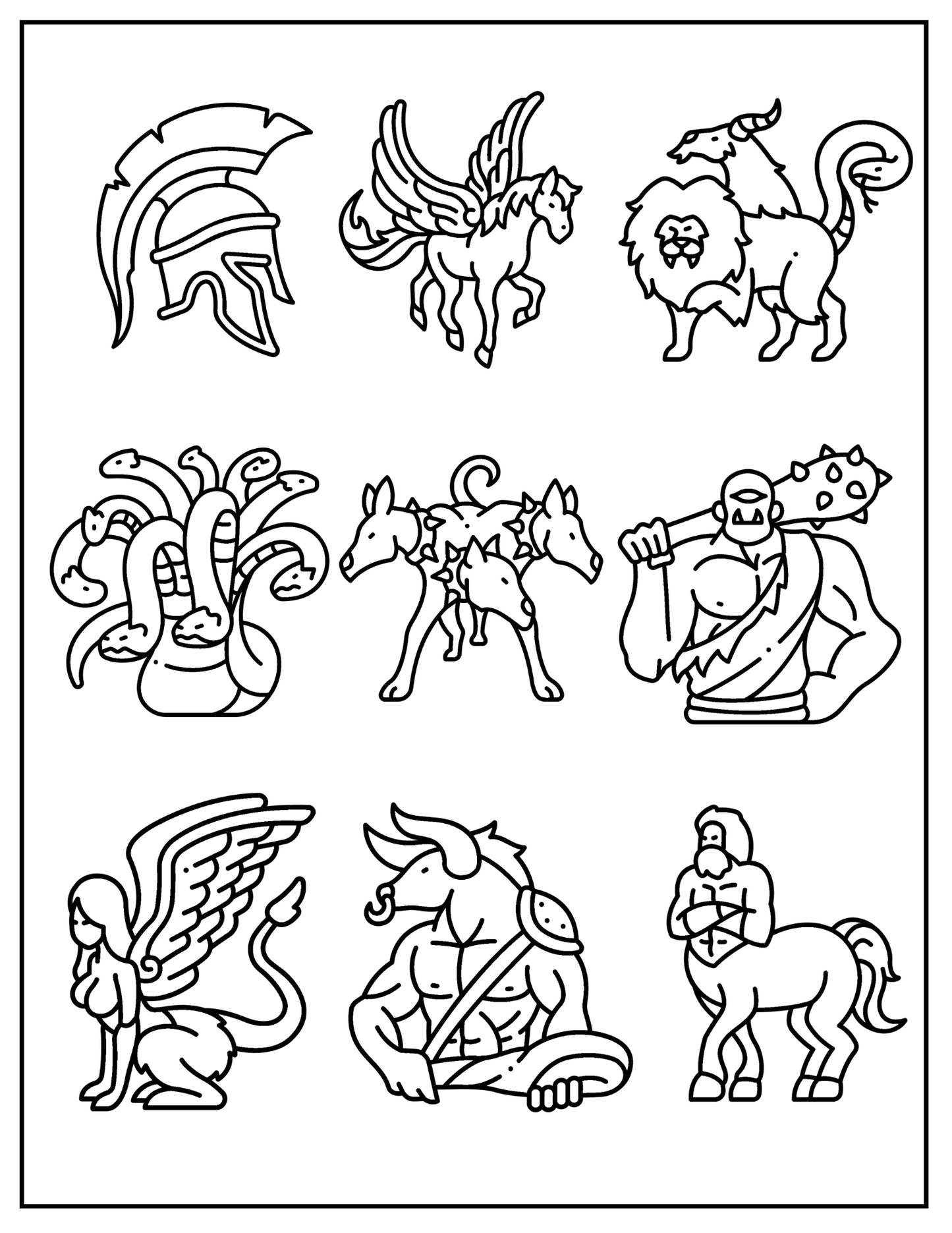 Greek mythology designs