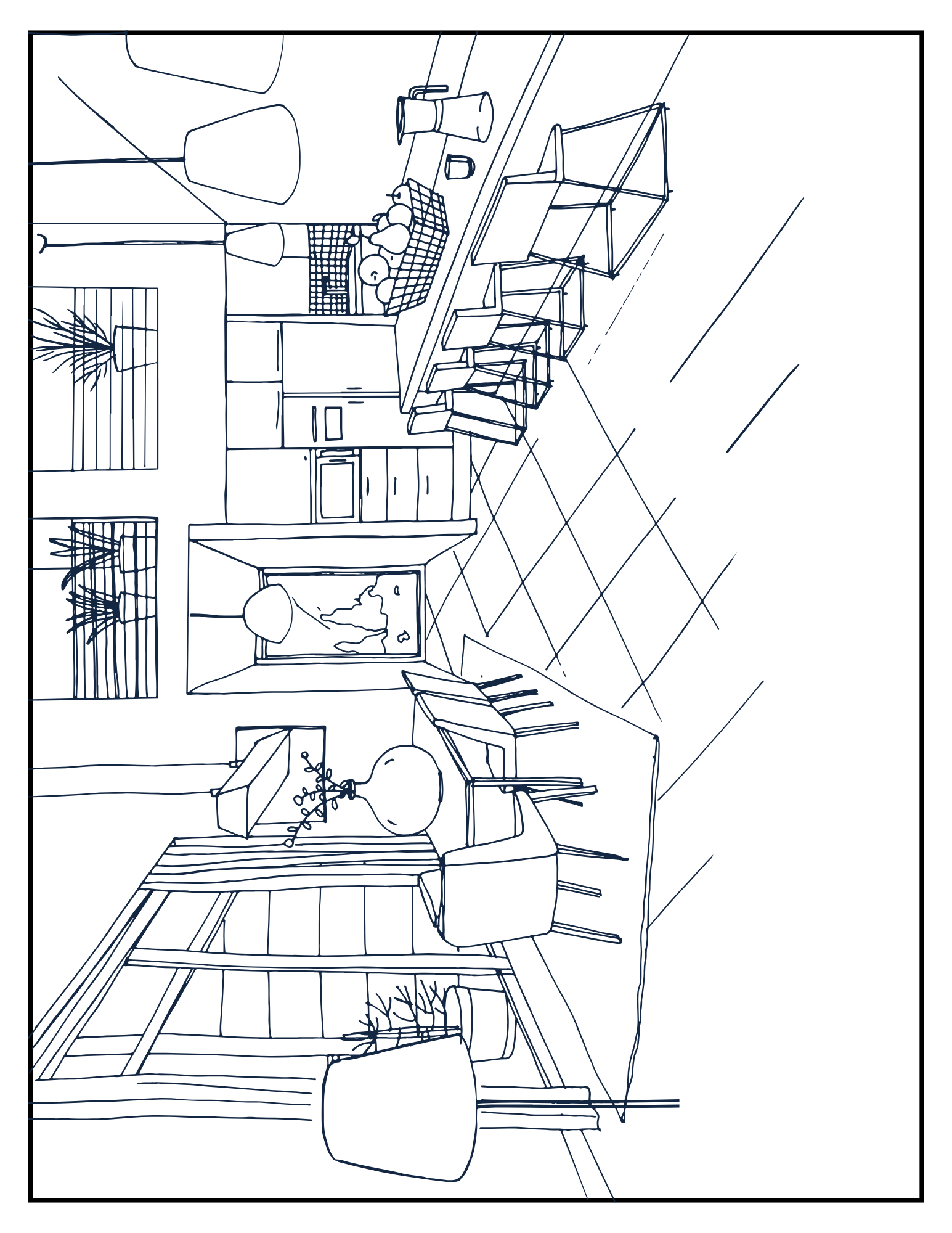 Instant download coloring