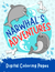 Narwhal coloring book