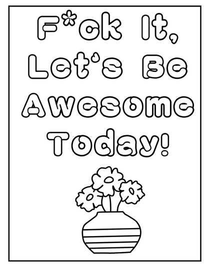 Obnoxious swear words coloring book 2