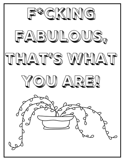 Stress relief coloring book