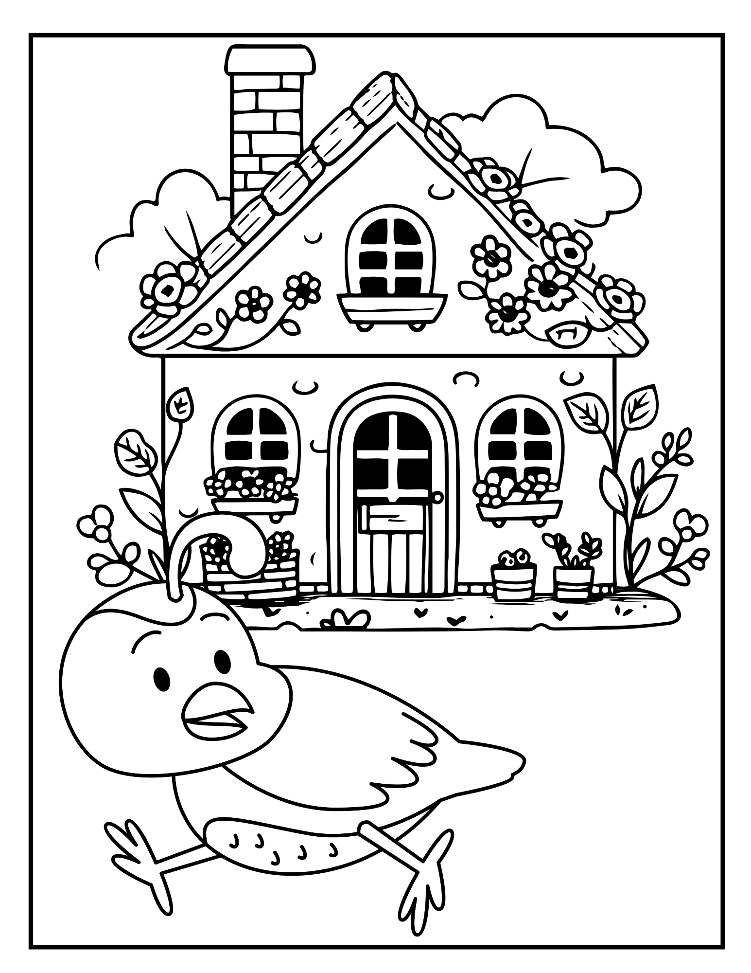 Instant download coloring