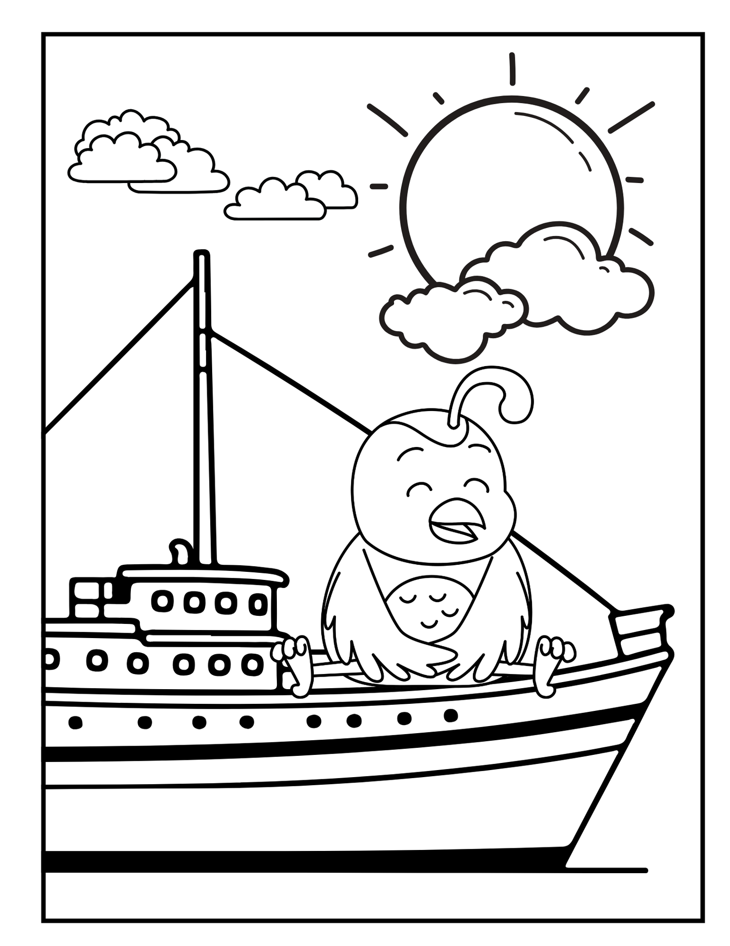 Relaxing and fun coloring pages